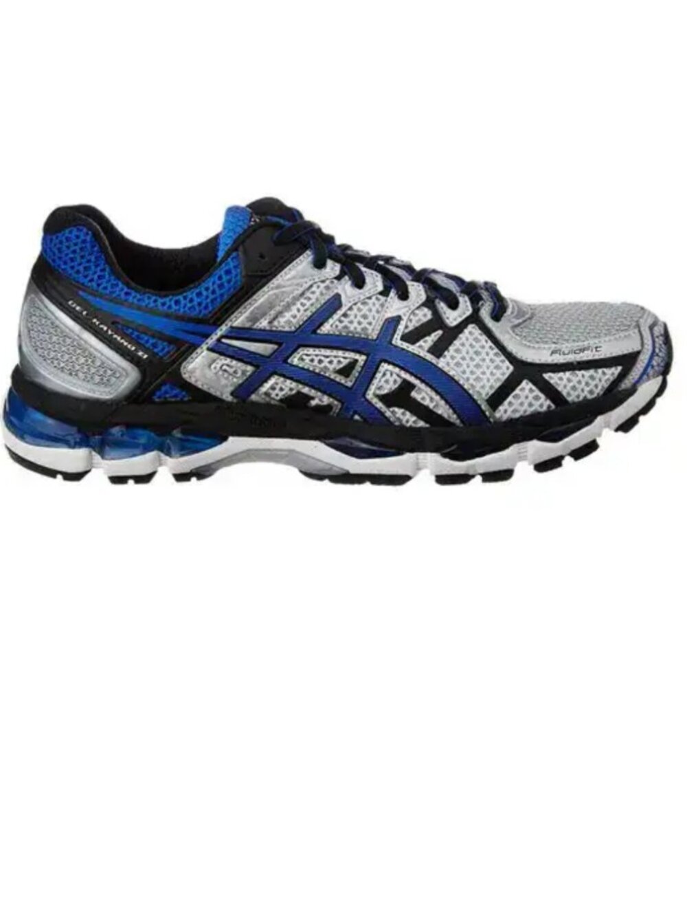 ASICS Gel Kayano 21 Running Shoes T4H2N Blue Yellow Sneakers Athletic Mens 8 US